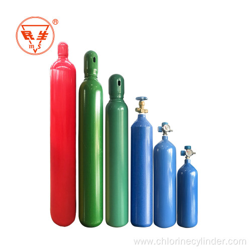 Medical oxygen cylinder gas tank with regulator